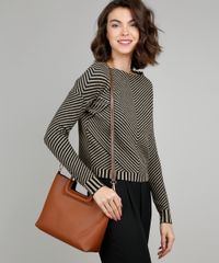Bolsa-Feminina-Tote-Media-com-Alca-Croco-Marrom-9483483-Marrom_2