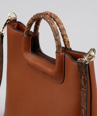Bolsa-Feminina-Tote-Media-com-Alca-Croco-Marrom-9483483-Marrom_5