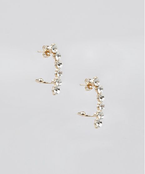 Brinco-Feminino-Ear-Cuff-Folheado-com-Strass-Dourado-9544822-Dourado_1