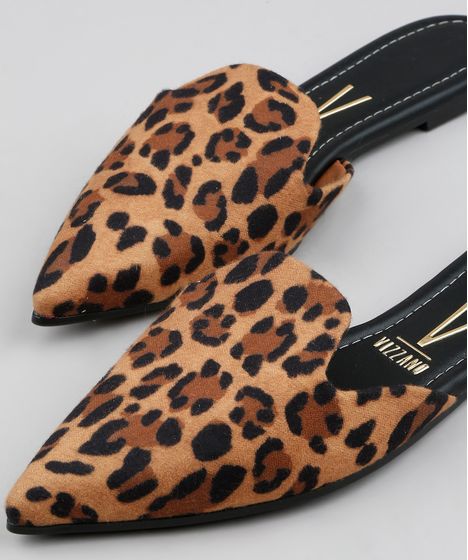 mule animal print vizzano