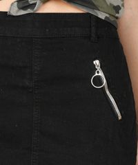 Saia-Feminina-Curta-Canelada-com-Ziper-de-Argola-Preta-9537865-Preto_4