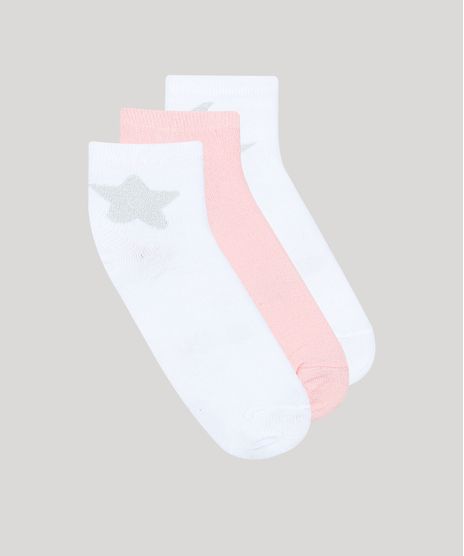 Kit-de-3-Meias-Femininas-Cano-Medio-com-Lurex-Multicor-9542698-Multicor_1