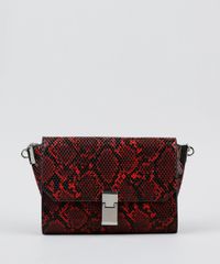 Bolsa-Feminina-Transversal-Pequena-Croco-Estampada-Animal-Print-Preta-9484649-Preto_1