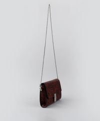 Bolsa-Feminina-Transversal-Pequena-Croco-Estampada-Animal-Print-Preta-9484649-Preto_3