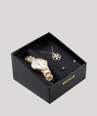 Kit-de-Relogio-Analogico-Seculus-Feminino---Brinco---Colar---23550LPSVDA1KZ-Dourado-9611319-Dourado_1