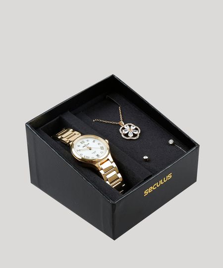 Kit-de-Relogio-Analogico-Seculus-Feminino---Brinco---Colar---23550LPSVDA1KZ-Dourado-9611319-Dourado_1 Kit-de-Relogio-Analogico-Seculus-Feminino---Brinco---Colar---23550LPSVDA1KZ-Dourado-9611319-Dourado_1