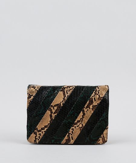 Bolsa-Feminina-Transversal-Pequena-Croco-Estampada-Animal-Print-com-Recortes-Bege-9483492-Bege_1