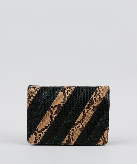 Bolsa-Feminina-Transversal-Pequena-Croco-Estampada-Animal-Print-com-Recortes-Bege-9483492-Bege_1