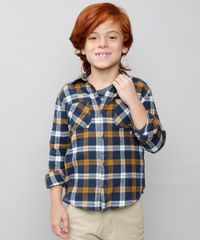 Camisa-Infantil-Estampada-Xadrez-Manga-Longa-Azul-Marinho-9382071-Azul_Marinho_1
