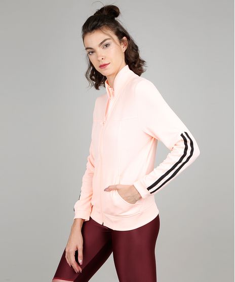 Jaqueta-Feminina-Esportiva-Ace-com-Bolsos-e-Faixa-Lateral-Coral-9361655-Coral_1