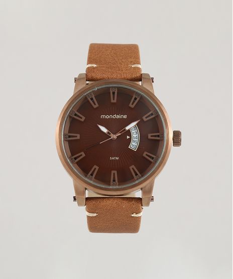 Relogio-Analogico-Mondaine-Masculino---76554GPMVMH6-Marrom-9611247-Marrom_1