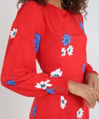 Vestido-Feminino-Mindset-Midi-Estampado-Floral-Manga-Longa-Vermelho-9621499-Vermelho_4