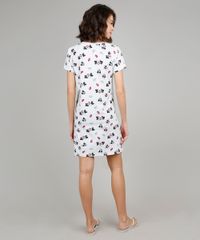 Camisola-Feminina-Mickey-e-Minnie-Estampada-Manga-Curta-Cinza-Mescla-Claro-9547558-Cinza_Mescla_Claro_2