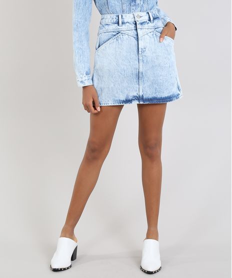 Saia-Jeans-Feminina-Mindset-Curta-com-Recortes-Azul-Claro-9642628-Azul_Claro_1
