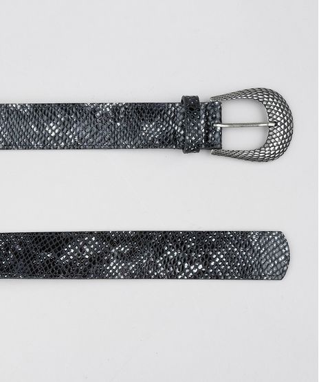 Cinto-Feminino-Mindset-Croco-Estampado-Animal-Print-em-Couro-Preto-9632547-Preto_1