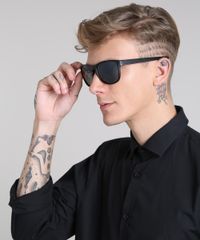 Oculos-de-Sol-Redondo-Masculino-Preto-9617116-Preto_2