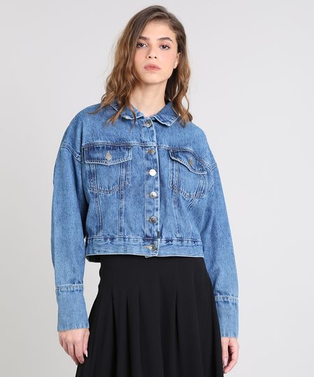 jaqueta jeans feminina vintage