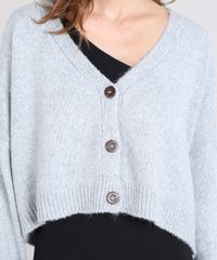 Cardigan-Feminino-Mindset-Cropped-com-Botoes-em-Trico-Cinza-Claro-9577499-Cinza_Claro_4