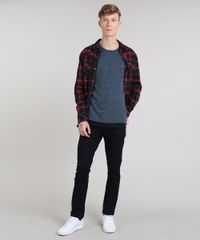 Calca-Jeans-Masculina-Skinny-com-Bolsos-Azul-Escuro-8604472-Azul_Escuro_3
