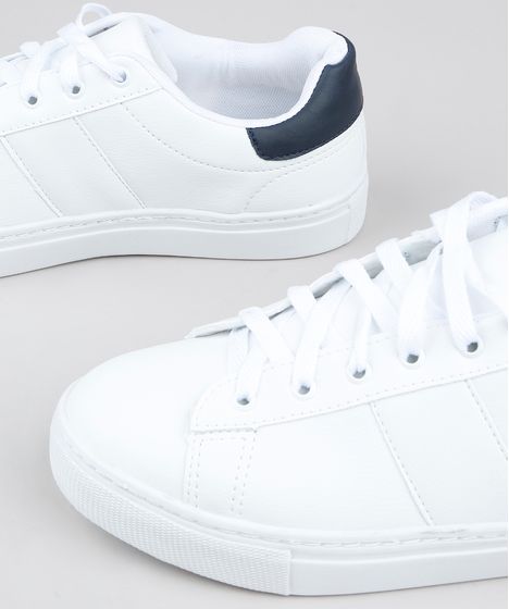tenis branco masculino c&a