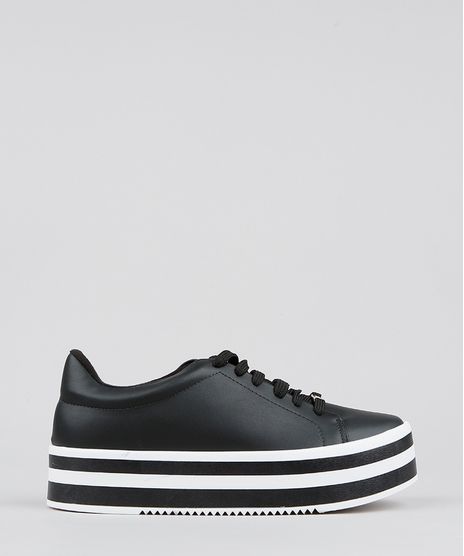 Tenis-Feminino-Vizzano-Flatform-Listrado--Preto-9351570-Preto_1