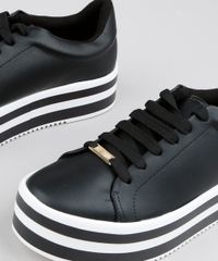 Tenis-Feminino-Vizzano-Flatform-Listrado--Preto-9351570-Preto_5