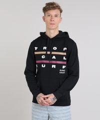 Blusao-Masculino--Tropical-Surf--em-Moletom-com-Capuz-e-Bolso-Preto-9481802-Preto_1