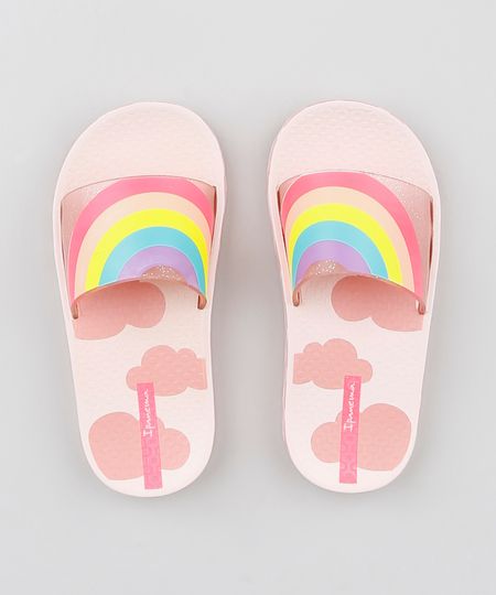 Chinelo-Slide-Infantil-Ipanema-Arco-Iris-com-Brilho-Rosa-Claro-9557040-Rosa_Claro_1