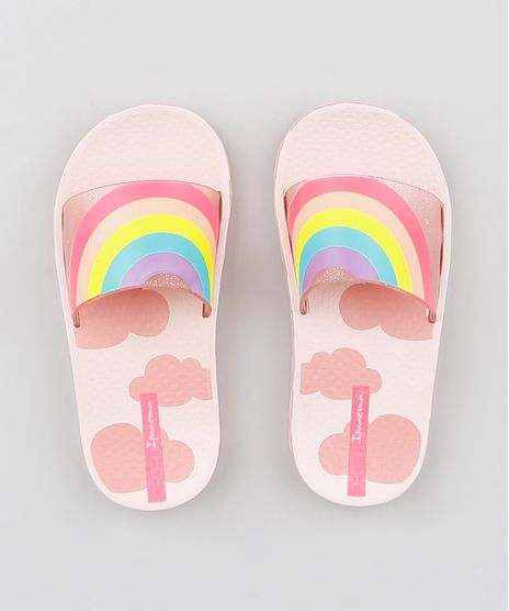 Chinelo-Slide-Infantil-Ipanema-Arco-Iris-com-Brilho-Rosa-Claro-9557040-Rosa_Claro_1