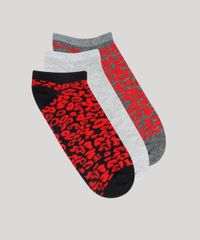 Kit-de-3-Meias-Femininas-Cano-Baixo-Estampadas-Animal-Print-Multicor-9579890-Multicor_1