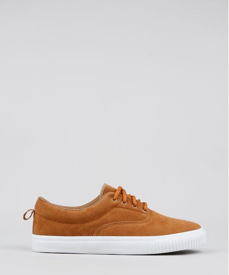 Tenis-Masculino-em-Suede-Caramelo-9565767-Caramelo_1