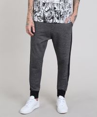 Calca-Masculina-Relaxed-em-Moletom-com-Faixa-Lateral--Cinza-Mescla-Escuro-9573337-Cinza_Mescla_Escuro_1 Calca-Masculina-Relaxed-em-Moletom-com-Faixa-Lateral--Cinza-Mescla-Escuro-9573337-Cinza_Mescla_Escuro_1