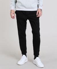 Calca-Masculina-Jogger-Canelada-com-Recorte-Preta-9571859-Preto_1 Calca-Masculina-Jogger-Canelada-com-Recorte-Preta-9571859-Preto_1