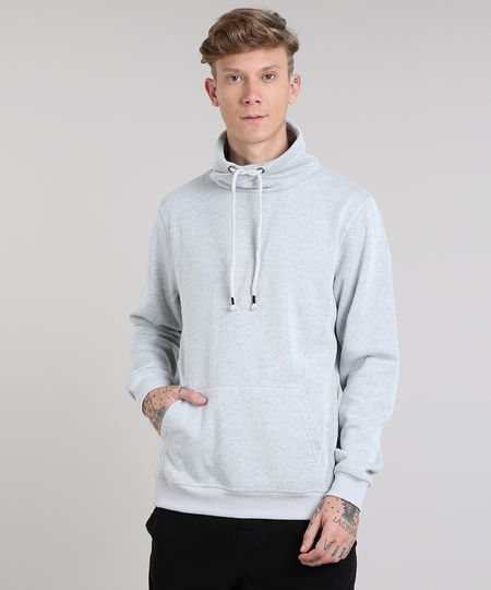 Blusao-Masculino-em-Moletom-com-Bolso-Gola-Alta-Cinza-Mescla-Claro-9349337-Cinza_Mescla_Claro_1 Blusao-Masculino-em-Moletom-com-Bolso-Gola-Alta-Cinza-Mescla-Claro-9349337-Cinza_Mescla_Claro_1