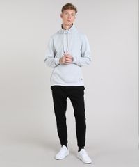 Blusao-Masculino-em-Moletom-com-Bolso-Gola-Alta-Cinza-Mescla-Claro-9349337-Cinza_Mescla_Claro_3