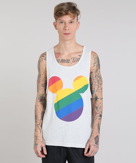 Regata-Masculina-Pride-Mickey-Arco-Iris-Cavada-Gola-Careca-Cinza-Mescla-Claro-9591377-Cinza_Mescla_Claro_1 Regata-Masculina-Pride-Mickey-Arco-Iris-Cavada-Gola-Careca-Cinza-Mescla-Claro-9591377-Cinza_Mescla_Claro_1