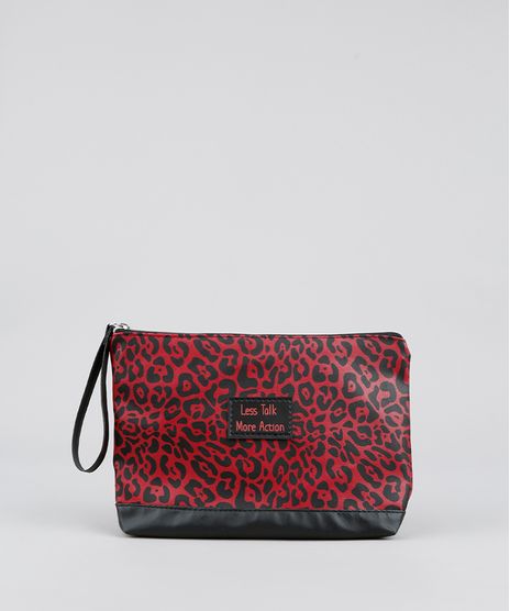 Necessaire-Feminina-Estampada-Animal-Print-Vermelha-Escuro-9526070-Vermelho_Escuro_1