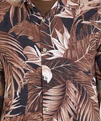 Camisa-Masculina-Estampada-de-Folhagem-Manga-Curta-Preta-9527329-Preto_4