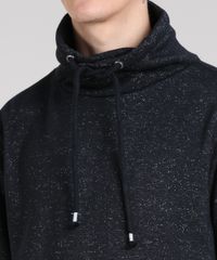 Blusao-Masculino-em-Moletom-com-Bolso-Gola-Alta-Preto-9349337-Preto_4