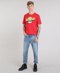 Camiseta-Masculina--Bazinga---The-Big-Bang-Theory-Manga-Curta-Gola-Careca-Vermelha-9591406-Vermelho_3