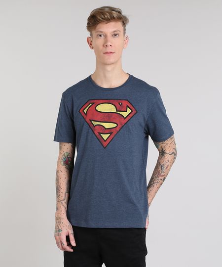 Camiseta-Masculina-Super-Homem-Manga-Curta-Gola-Careca-Azul-Marinho-9512369-Azul_Marinho_1