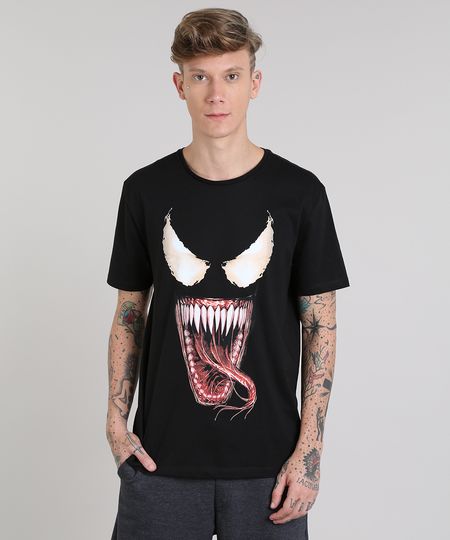 Camiseta-Masculina-Venom-Manga-Curta-Gola-Careca-Preta-9512388-Preto_1 Camiseta-Masculina-Venom-Manga-Curta-Gola-Careca-Preta-9512388-Preto_1