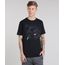 Camiseta-Masculina-com-Estampa-de-Mapa-Manga-Curta-Gola-Careca-Preta-9585237-Preto_1