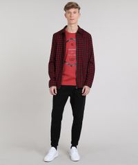 Camiseta-Masculina--Just-Chilling--Manga-Curta-Gola-Careca-Cobre-9533555-Cobre_3