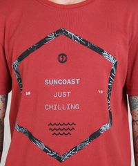 Camiseta-Masculina--Just-Chilling--Manga-Curta-Gola-Careca-Cobre-9533555-Cobre_4