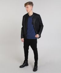 Camiseta-Masculina-Basica-Listrada-com-Bolso-Manga-Curta-Gola-Careca-Azul-Royal-9555301-Azul_Royal_3