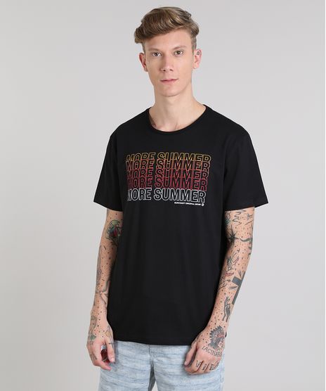 Camiseta-Masculina--More-Summer--Manga-Curta-Gola-Careca-Preta-9513213-Preto_1