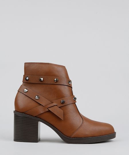 Bota-Feminina-Beira-Rio-Bico-Redondo-com-Tachas-Caramelo-9577809-Caramelo_1