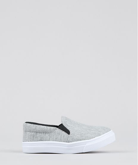 Tenis-Infantil-Slip-On-Cinza-Mescla-9579964-Cinza_Mescla_1
