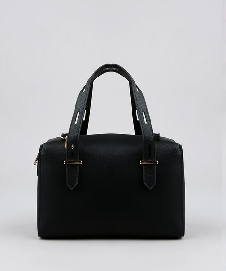 Bolsa-Feminina-Media-com-Fivela-Metalica-Preta-9483484-Preto_1